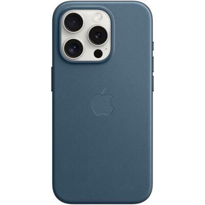 Etui en tissu fin avec MagSafe (Apple iPhone 15 Pro), Coque pour téléphone portable, Bleu Etui en tissu fin avec MagSafe (Apple iPhone 15 Pro), Coque pour téléphone portable, Bleu