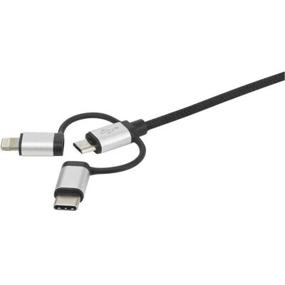 Câble USB 3 en 1 Renkforce - Compatible avec iPad/iPhone/iPod Câble USB 3 en 1 Renkforce - Compatible avec iPad/iPhone/iPod