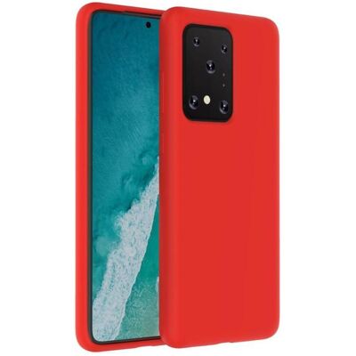 Samsung Galaxy Note 20 cyoo Silicone Liquide Rouge - Coque de Téléphone Samsung Galaxy Note 20 cyoo Silicone Liquide Rouge - Coque de Téléphone