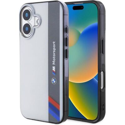 Coque BMW pour iPhone 16 6,1" Rayures Verticales Coque BMW pour iPhone 16 6,1" Rayures Verticales