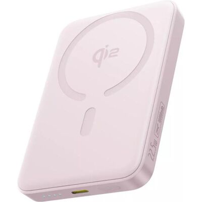 Baseus EnerFill FM12 Qi2 Power Bank 10000mAh 22.5W MagSafe Compatible with White Simple USB-C Cable 20V... (10000 mAh, 22.50 W), Chargeur de secours, Pink Baseus EnerFill FM12 Qi2 Power Bank 10000mAh 22.5W MagSafe Compatible with White Simple USB-C Cable 20V... (10000 mAh, 22.50 W), Chargeur de secours, Pink
