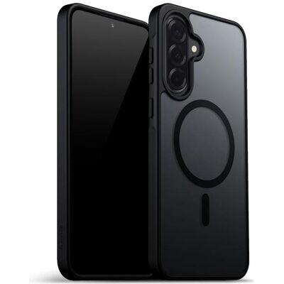 Crong Hybrid Matte Magnetic - MagSafe Case Samsung Galaxy A36 (Black) (Samsung Galaxy A36, Samsung Galaxy A37), Coque pour téléphone portable, Noir Crong Hybrid Matte Magnetic - MagSafe Case Samsung Galaxy A36 (Black) (Samsung Galaxy A36, Samsung Galaxy A37), Coque pour téléphone portable, Noir