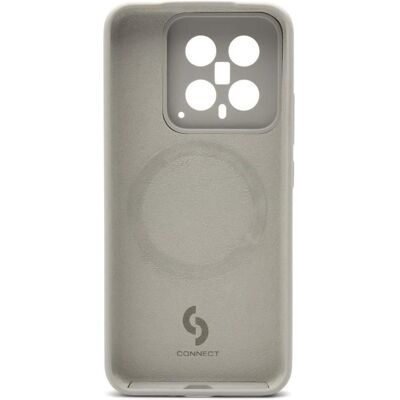 Connect 14 Premium Etui en silicone souple au toucher (Xiaomi 14), Coque pour téléphone portable, Gris Connect 14 Premium Etui en silicone souple au toucher (Xiaomi 14), Coque pour téléphone portable, Gris