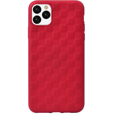 Devia Woven2 Design Motif Etui souple iPhone 11 Pro Max rouge (Apple iPhone 11 Pro Max), Coque pour téléphone portable, Rouge Devia Woven2 Design Motif Etui souple iPhone 11 Pro Max rouge (Apple iPhone 11 Pro Max), Coque pour téléphone portable, Rouge