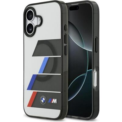 BMW M IML Metal Buttons Tricolor Lines MagSafe Case for iPhone 17 Anthracite (Apple iPhone 17), Coque pour téléphone portable, Gris BMW M IML Metal Buttons Tricolor Lines MagSafe Case for iPhone 17 Anthracite (Apple iPhone 17), Coque pour téléphone portable, Gris