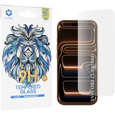 Lito - 2.5D Classic Glass - iPhone 16 Pro Max - Clear (Apple iPhone 16 Pro Max, Apple iPhone 17 Pro Max), Téléphone portable : film de protection, Transparent Lito - 2.5D Classic Glass - iPhone 16 Pro Max - Clear (Apple iPhone 16 Pro Max, Apple iPhone 17 Pro Max), Téléphone portable : film de protection, Transparent