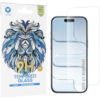 Lito - 2.5D Classic Glass - iPhone 17 Air - Clear (Apple iPhone 17), Téléphone portable : film de protection, Transparent Lito - 2.5D Classic Glass - iPhone 17 Air - Clear (Apple iPhone 17), Téléphone portable : film de protection, Transparent