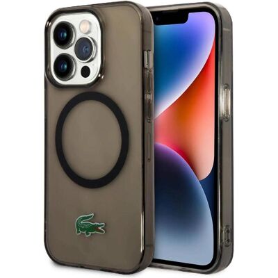 Lacoste LCHMP15LULOK iPhone 15 Pro 6.1" czarny/black hardcase Transparent MagSafe (Apple iPhone 15 Pro), Coque pour téléphone portable, Noir Lacoste LCHMP15LULOK iPhone 15 Pro 6.1" czarny/black hardcase Transparent MagSafe (Apple iPhone 15 Pro), Coque pour téléphone portable, Noir