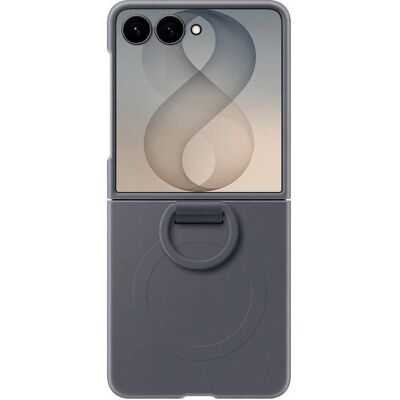 Silicone Ring Magnet Case (Samsung Galaxy Z Flip 8), Coque pour téléphone portable, Noir Silicone Ring Magnet Case (Samsung Galaxy Z Flip 8), Coque pour téléphone portable, Noir