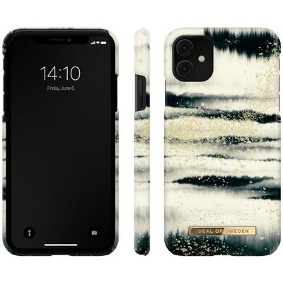 iDeal Of Sweden Designer Hard-Cover Golden Tie Dye (Apple iPhone 11), Coque pour téléphone portable, Blanc, Or iDeal Of Sweden Designer Hard-Cover Golden Tie Dye (Apple iPhone 11), Coque pour téléphone portable, Blanc, Or