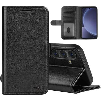 SiGN Étui portefeuille pour Samsung Galaxy S25 Plus - Noir (Samsung Galaxy S25), Coque pour téléphone portable, Noir SiGN Étui portefeuille pour Samsung Galaxy S25 Plus - Noir (Samsung Galaxy S25), Coque pour téléphone portable, Noir