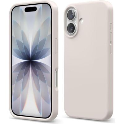 Screenguard Liquid Silicone Coconut Milk Case (Apple iPhone 17), Coque pour téléphone portable, Beige Screenguard Liquid Silicone Coconut Milk Case (Apple iPhone 17), Coque pour téléphone portable, Beige