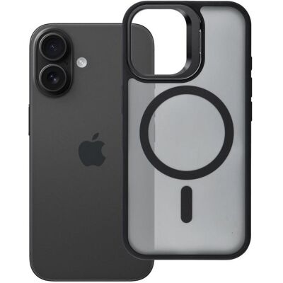 Forcell Coque pour iPhone 16 « F-Protect Shadow Stand Premium » compatible avec MagSafe, noire (Apple iPhone 16), Coque pour téléphone portable, Noir Forcell Coque pour iPhone 16 « F-Protect Shadow Stand Premium » compatible avec MagSafe, noire (Apple iPhone 16), Coque pour téléphone portable, Noir