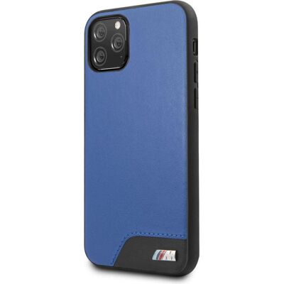 BMW iPhone 11 Pro Hardcase Smooth PU Leather (Apple iPhone 11 Pro), Coque pour téléphone portable, Bleu BMW iPhone 11 Pro Hardcase Smooth PU Leather (Apple iPhone 11 Pro), Coque pour téléphone portable, Bleu