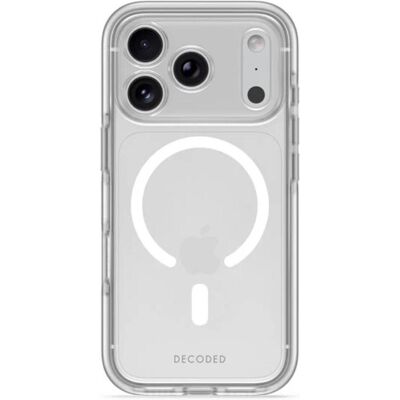Decoded Coque MagSafe pour iPhone 18 Pro, série DropTec, renforcée (Apple iPhone 18 Pro), Coque pour téléphone portable, Blanc Decoded Coque MagSafe pour iPhone 18 Pro, série DropTec, renforcée (Apple iPhone 18 Pro), Coque pour téléphone portable, Blanc