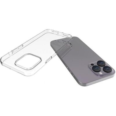 Connect iPhone 15 Pro Max Etui silicone transparent 1.5mm TPU (Apple iPhone 15 Pro Max), Coque pour téléphone portable, Transparent Connect iPhone 15 Pro Max Etui silicone transparent 1.5mm TPU (Apple iPhone 15 Pro Max), Coque pour téléphone portable, Transparent