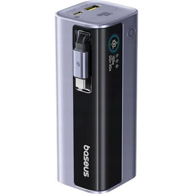 Baseus EnerGeek GR11 10000 mAh 100W szary (10000 mAh, 100 W), Chargeur de secours, Argent, Gris Baseus EnerGeek GR11 10000 mAh 100W szary (10000 mAh, 100 W), Chargeur de secours, Argent, Gris