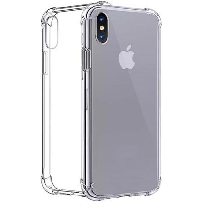 cyoo Four Coners Silicone Cover Housse pour téléphone portable - Apple iPhone XS Max (Apple iPhone XS Max), Coque pour téléphone portable, Transparent cyoo Four Coners Silicone Cover Housse pour téléphone portable - Apple iPhone XS Max (Apple iPhone XS Max), Coque pour téléphone portable, Transparent