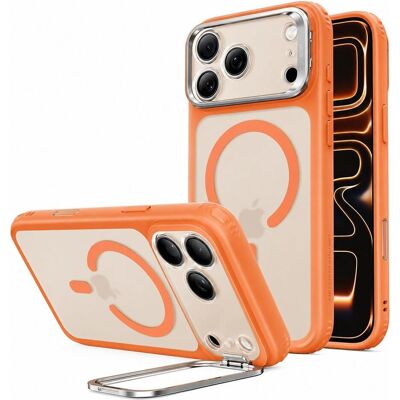 ESR - Support Classic Hybrid HaloLock Stash - iPhone 18 Pro / iPhone 17 Pro - Orange givré (Apple iPhone 17 Pro), Coque pour téléphone portable, Orange ESR - Support Classic Hybrid HaloLock Stash - iPhone 18 Pro / iPhone 17 Pro - Orange givré (Apple iPhone 17 Pro), Coque pour téléphone portable, Orange