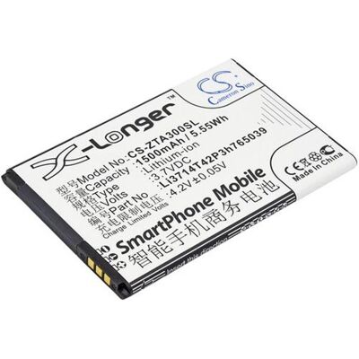 Batterie ZTE Blade A3 - 1500mAh, Noir - Batterie Batterie ZTE Blade A3 - 1500mAh, Noir - Batterie