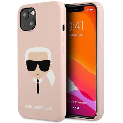 Karl Lagerfeld Cas (Apple iPhone 13 mini), Coque pour téléphone portable, Pink Karl Lagerfeld Cas (Apple iPhone 13 mini), Coque pour téléphone portable, Pink