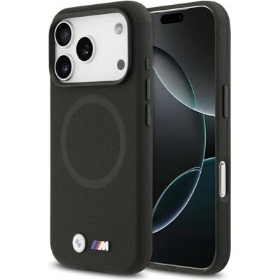 BMW M FW Metal Logo MagSafe Case for iPhone 17 Pro Black (Apple iPhone 17 Pro), Coque pour téléphone portable, Noir BMW M FW Metal Logo MagSafe Case for iPhone 17 Pro Black (Apple iPhone 17 Pro), Coque pour téléphone portable, Noir