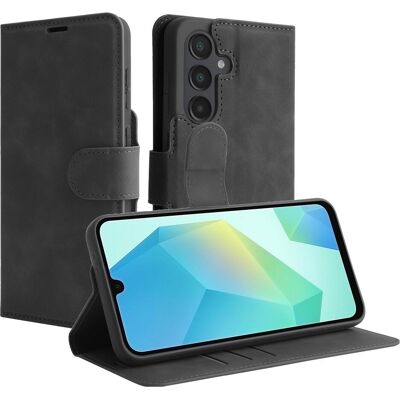 Just in Case Pu-Leder Book Hülle Schwarz Samsung Galaxy A36 5G/A56 5G (Samsung Galaxy A36, Samsung Galaxy A56, Samsung Galaxy A56 5G), Coque pour téléphone portable, Noir Just in Case Pu-Leder Book Hülle Schwarz Samsung Galaxy A36 5G/A56 5G (Samsung Galaxy A36, Samsung Galaxy A56, Samsung Galaxy A56 5G), Coque pour téléphone portable, Noir