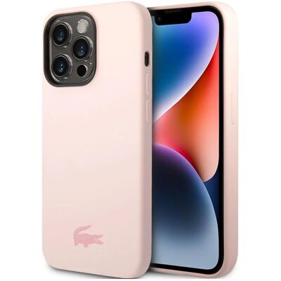 Lacoste LCHCP14XSI iPhone 14 Pro Max 6,7" jasnoróżowy/rose pâle étui rigide en silicone (Apple iPhone 14 Pro Max), Coque pour téléphone portable, Pink, Rose Lacoste LCHCP14XSI iPhone 14 Pro Max 6,7" jasnoróżowy/rose pâle étui rigide en silicone (Apple iPhone 14 Pro Max), Coque pour téléphone portable, Pink, Rose
