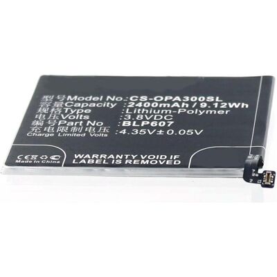 Batterie noire OnePlus 2400mAh - Batterie de Smartphone Batterie noire OnePlus 2400mAh - Batterie de Smartphone