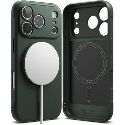 Ringke - Onyx MagSafe - iPhone 17 Pro - Dark Green (Apple iPhone 17 Pro), Coque pour téléphone portable, Vert Ringke - Onyx MagSafe - iPhone 17 Pro - Dark Green (Apple iPhone 17 Pro), Coque pour téléphone portable, Vert
