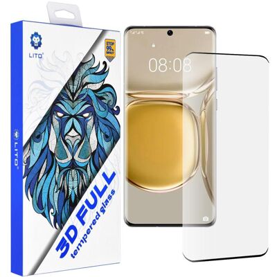 Lito - 3D Full Cover - Huawei P50 Pro - Black (Huawei P50 Pro), Coque pour téléphone portable, Noir Lito - 3D Full Cover - Huawei P50 Pro - Black (Huawei P50 Pro), Coque pour téléphone portable, Noir
