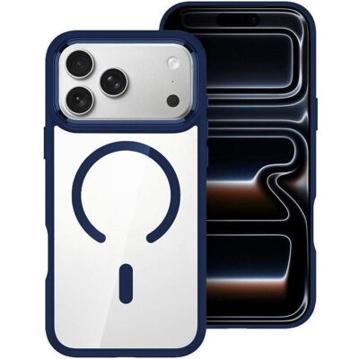 Roar Back panel cover case MAG BUMPER compatible with MagSafe for IPHONE 15 Pro navy blue (Apple iPhone 15 Pro), Coque pour téléphone portable, Bleu Roar Back panel cover case MAG BUMPER compatible with MagSafe for IPHONE 15 Pro navy blue (Apple iPhone 15 Pro), Coque pour téléphone portable, Bleu