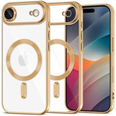 Tech-Protect MagFlex MagSafe Case für iPhone 17 Air - Transparent Gold (Apple iPhone 17 Pro), Coque pour téléphone portable, Or Tech-Protect MagFlex MagSafe Case für iPhone 17 Air - Transparent Gold (Apple iPhone 17 Pro), Coque pour téléphone portable, Or