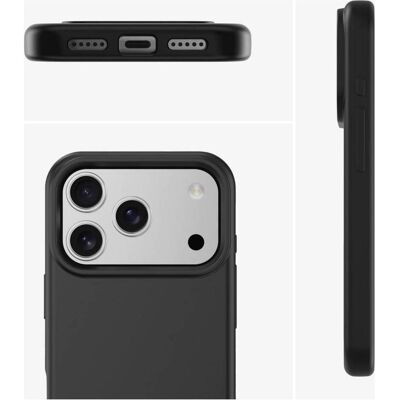 4smarts Cupertino, Coque, Apple, iPhone 17 Pro, 16 cm (6.3"), Noir (Apple iPhone 17 Pro), Coque pour téléphone portable, Noir 4smarts Cupertino, Coque, Apple, iPhone 17 Pro, 16 cm (6.3"), Noir (Apple iPhone 17 Pro), Coque pour téléphone portable, Noir