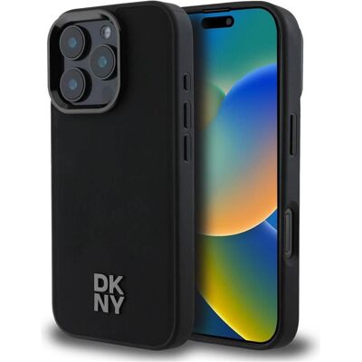 Coque MagSafe Noire DKNY pour iPhone 16 Pro - Étui Coque MagSafe Noire DKNY pour iPhone 16 Pro - Étui