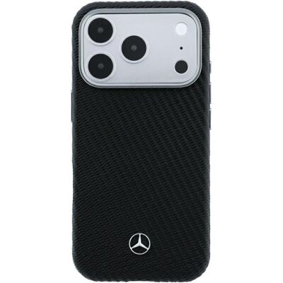 Mercedes Étui en cuir semi-enveloppant effet bois MagSafe pour iPhone 18 Pro Max / 17 Pro Max, noir (Apple iPhone 17 Pro Max, Apple iPhone 18 Pro Max), Coque pour téléphone portable, Noir Mercedes Étui en cuir semi-enveloppant effet bois MagSafe pour iPhone 18 Pro Max / 17 Pro Max, noir (Apple iPhone 17 Pro Max, Apple iPhone 18 Pro Max), Coque pour téléphone portable, Noir
