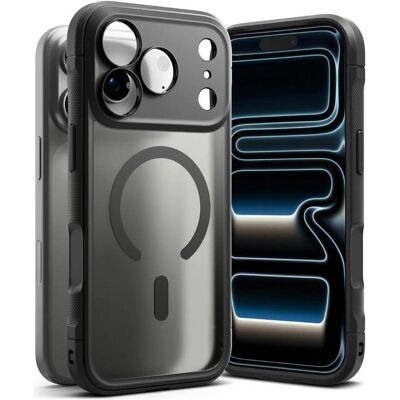 Ringke Fusion Bold Magnetic Magsafe pour iPhone 17 Pro Max / 18 Pro Max, finition « Matte Smoke » (Apple iPhone 17 Pro Max, Apple iPhone 18 Pro Max), Coque pour téléphone portable, Noir Ringke Fusion Bold Magnetic Magsafe pour iPhone 17 Pro Max / 18 Pro Max, finition « Matte Smoke » (Apple iPhone 17 Pro Max, Apple iPhone 18 Pro Max), Coque pour téléphone portable, Noir
