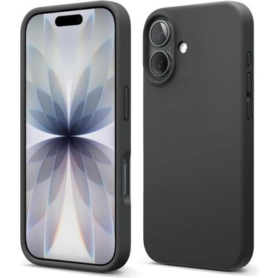 Screenguard Liquid Silicone Jade Case (Apple iPhone 17), Coque pour téléphone portable, Noir Screenguard Liquid Silicone Jade Case (Apple iPhone 17), Coque pour téléphone portable, Noir
