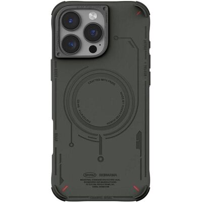 Skinarma case Mecha iPhone 16 Pro Max 6.9" Magnetic Charging olive (Apple iPhone 16 Pro Max), Coque pour téléphone portable, Vert Skinarma case Mecha iPhone 16 Pro Max 6.9" Magnetic Charging olive (Apple iPhone 16 Pro Max), Coque pour téléphone portable, Vert
