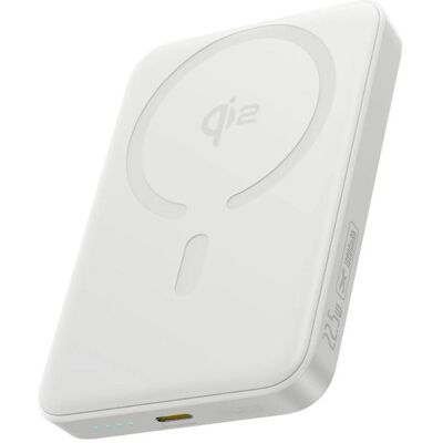 Baseus EnerFill FM12 Qi2 10000 mAh 22.5W MagSafe USB-C biały (10000 mAh, 22.50 W), Chargeur de secours, Blanc Baseus EnerFill FM12 Qi2 10000 mAh 22.5W MagSafe USB-C biały (10000 mAh, 22.50 W), Chargeur de secours, Blanc