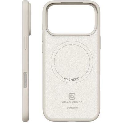 Crong Color Cover Magnetic Case with MagSafe for iPhone 17 Pro - Stone (Apple iPhone 17 Pro), Coque pour téléphone portable, Beige Crong Color Cover Magnetic Case with MagSafe for iPhone 17 Pro - Stone (Apple iPhone 17 Pro), Coque pour téléphone portable, Beige