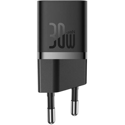 Baseus Ładowarka Mini Fast Charger 1x USB-C 3 A (6932172646189) (30 W, 1 portion), Chargeur USB, Noir Baseus Ładowarka Mini Fast Charger 1x USB-C 3 A (6932172646189) (30 W, 1 portion), Chargeur USB, Noir
