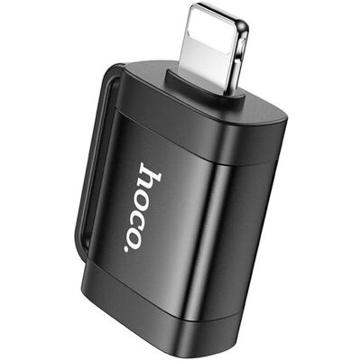 Hoco Lightning to USB-A OTG Adapter UA31A, Schwarz (Lightning), Adaptateur pour appareils mobiles, Noir Hoco Lightning to USB-A OTG Adapter UA31A, Schwarz (Lightning), Adaptateur pour appareils mobiles, Noir
