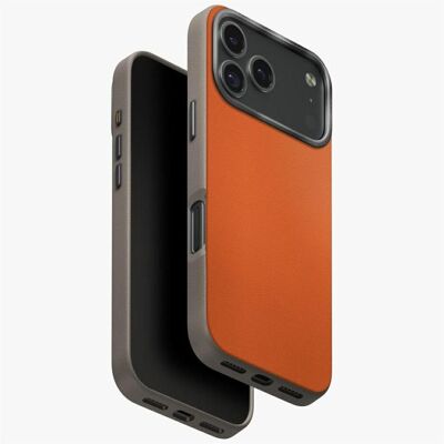 Uniq Lyden DS Case for iPhone 17 Pro Magclick Charging Orange/Gray (Apple iPhone 17 Pro), Coque pour téléphone portable, Gris, Argent, Orange Uniq Lyden DS Case for iPhone 17 Pro Magclick Charging Orange/Gray (Apple iPhone 17 Pro), Coque pour téléphone portable, Gris, Argent, Orange