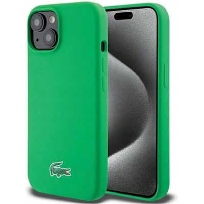 Lacoste LCHMP15MSLON iPhone 15 Plus / 14 Plus 6.7" zielony/green Hardcase Silicone MagSafe (Apple iPhone 15 Plus), Coque pour téléphone portable, Vert Lacoste LCHMP15MSLON iPhone 15 Plus / 14 Plus 6.7" zielony/green Hardcase Silicone MagSafe (Apple iPhone 15 Plus), Coque pour téléphone portable, Vert