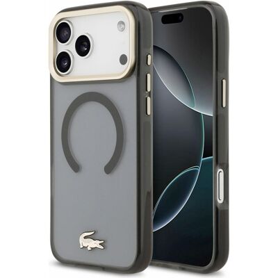 Lacoste IML Shockproof Petit Pique Logo doré noir / Coque / MagSafe / iPhone 18 Pro Max (Apple iPhone 18 Pro Max), Coque pour téléphone portable, Noir Lacoste IML Shockproof Petit Pique Logo doré noir / Coque / MagSafe / iPhone 18 Pro Max (Apple iPhone 18 Pro Max), Coque pour téléphone portable, Noir