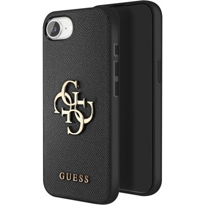 Guess Back panel cover Apple PU Grained 4G Metal Logo Case for iPhone SE4 Black (Apple iPhone 16e, Apple iPhone 17e), Coque pour téléphone portable, Noir Guess Back panel cover Apple PU Grained 4G Metal Logo Case for iPhone SE4 Black (Apple iPhone 16e, Apple iPhone 17e), Coque pour téléphone portable, Noir