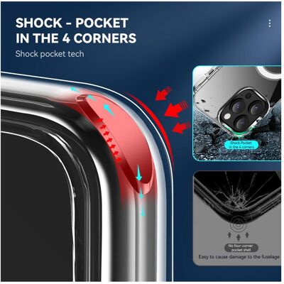 cyoo - Four Corners - Transparent - MagSafe - Phone case cyoo - Four Corners - Transparent - MagSafe - Phone case