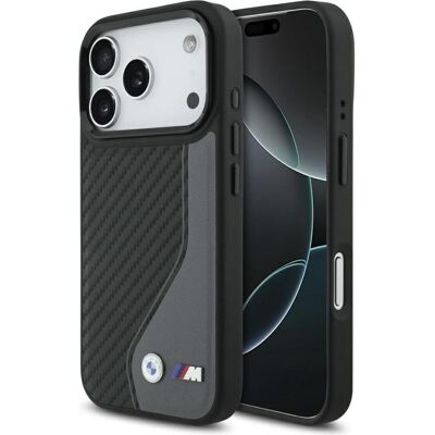BMW Case M Carbon Logo MagSafe for iPhone 17 Pro anthracite (Apple iPhone 17 Pro), Coque pour téléphone portable, Gris BMW Case M Carbon Logo MagSafe for iPhone 17 Pro anthracite (Apple iPhone 17 Pro), Coque pour téléphone portable, Gris