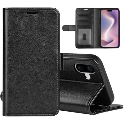 SiGN Étui portefeuille pour iPhone 16 - Noir (Apple iPhone 16), Coque pour téléphone portable, Noir SiGN Étui portefeuille pour iPhone 16 - Noir (Apple iPhone 16), Coque pour téléphone portable, Noir